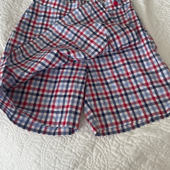 New Oscar de la Renta Girls Plaid Checkered Skirt Skort size 12 - Picture 3 of 9